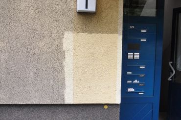 EIFS facade cleaning with innovative Tornado ACS EIFS facade cleaning