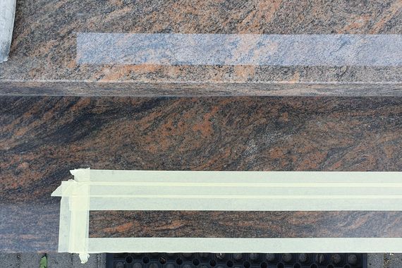 granite stairs with slip resistance