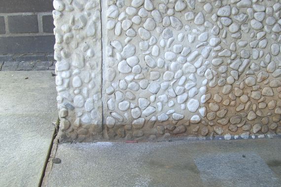 gravel concrete cleaning with green Tornado ACS