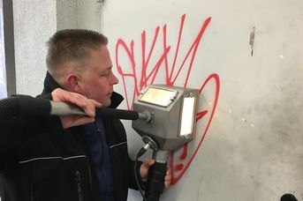 graffiti removed from paint with Tornado ACS cost of graffiti removal
