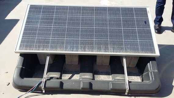 cleaning solar panels