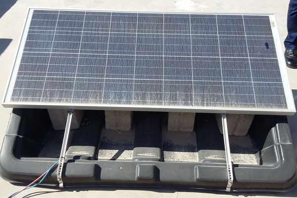 Solaranlage reinigen mit Vakuumstrahlen