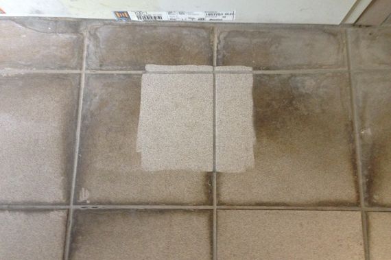 removal of persistent pollutants on floor tile