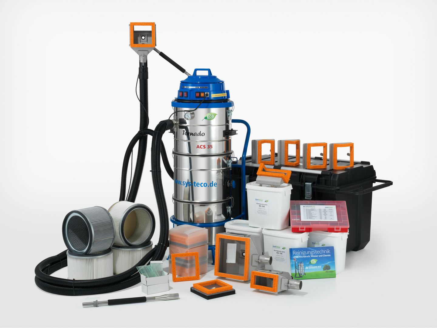 Sistema Tornado ACS Elite-Plus de systeco técnica de limpieza Sistema Tornado ACS Elite-Plus de systeco