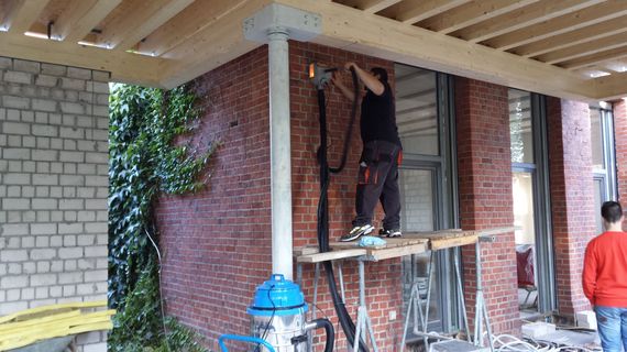 cleaning technology fro ivy removal from brick