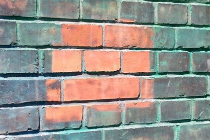 cleaning brick facade