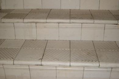 safety tile cleaning during restoration of stair tiles restoring stair tiles