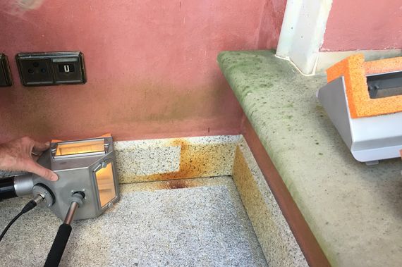 granite floor cleaning with systeco vacuum blast technology granite slabs cleaning
