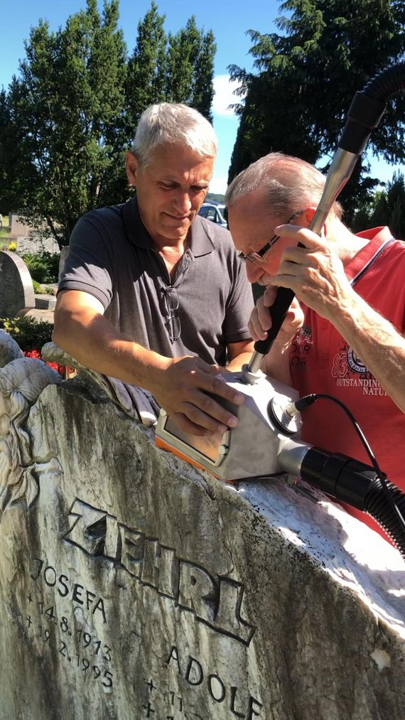 cleaning gravestone eco-friendly